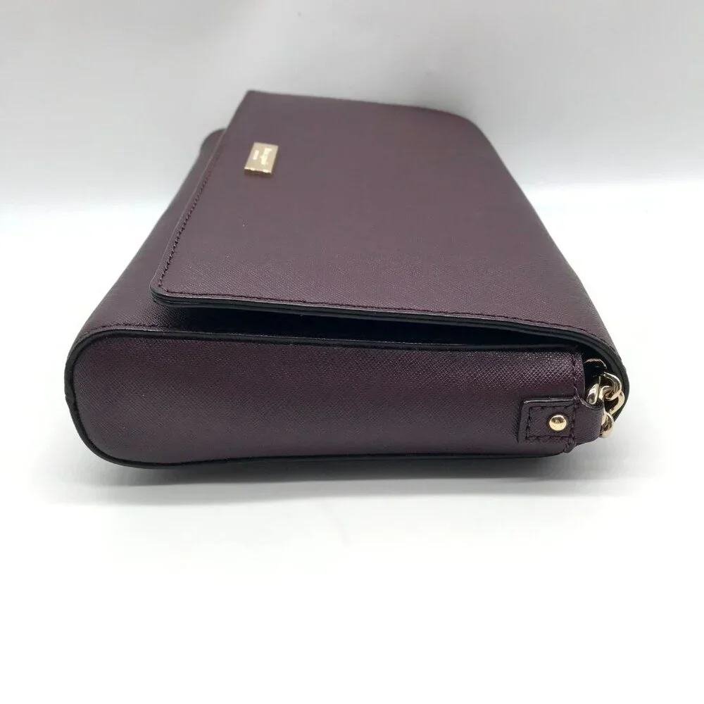 Kate Spade Purple Leather Crossbody Bag